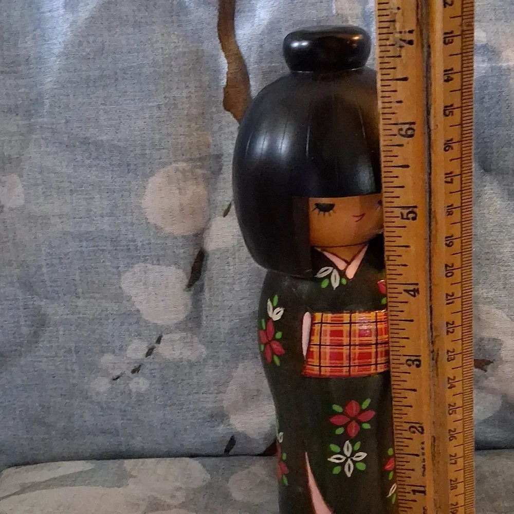 Wood Japanese Kokeshi Doll by Sadao Kish